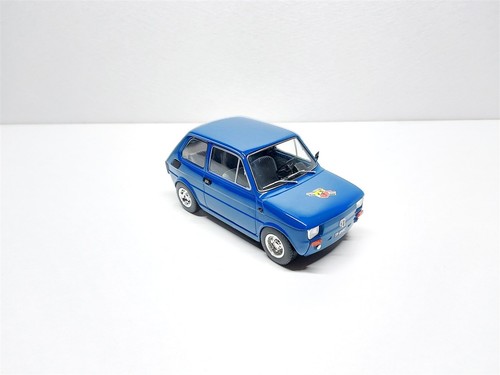 Fiat 126 abarth tuning blu - tuning,