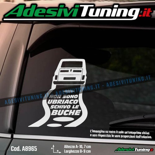 Adesivo fiat 126 non - 126,