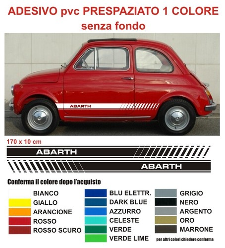 Strisce adesive fiat - fiat, 126